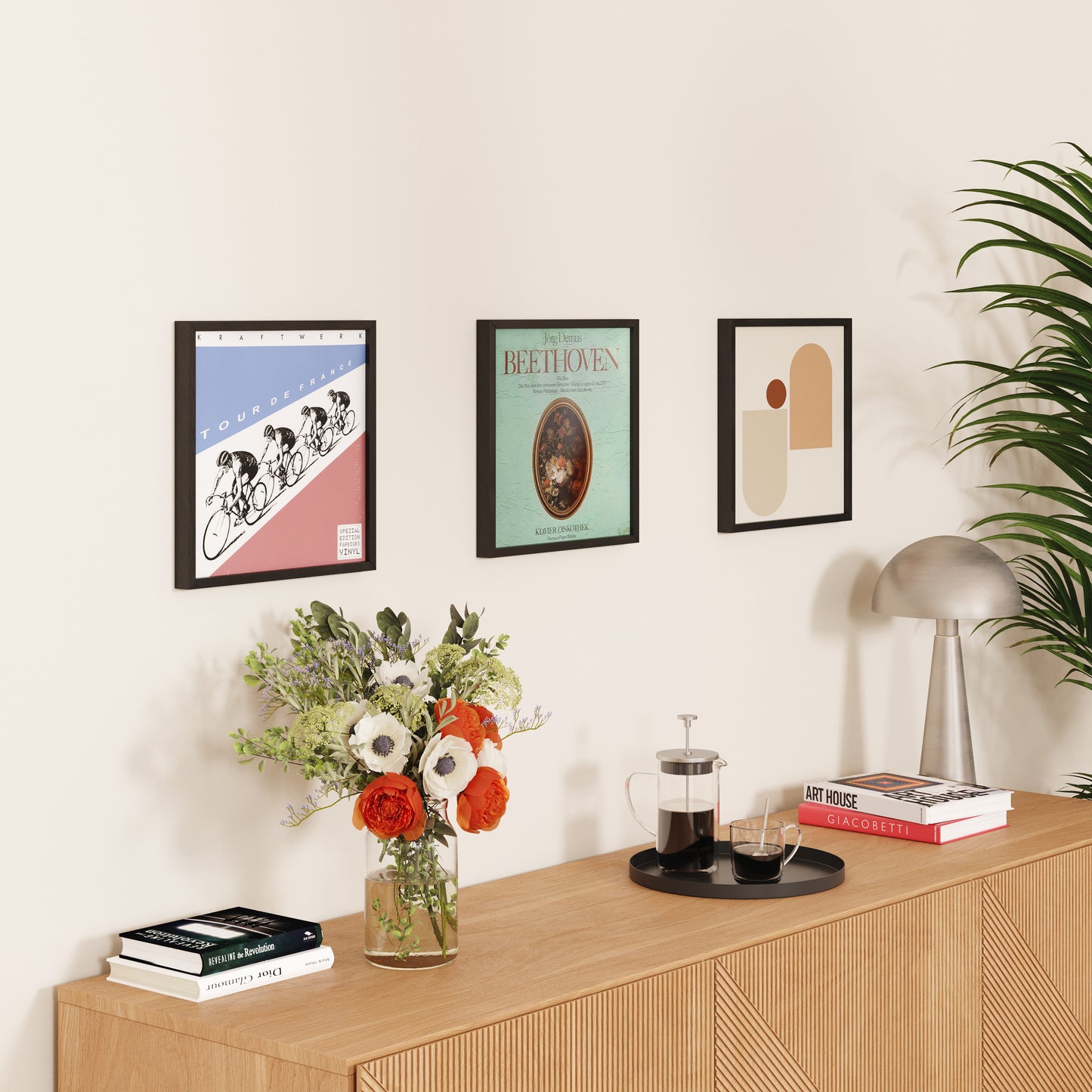 Vinyl Record Frame Wall | Wooden record frame | Vinyl frame black