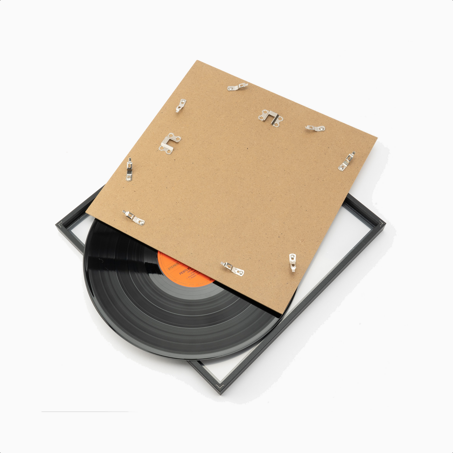 Vinyl Record Frame Wall | Wooden record frame | Vinyl frame black
