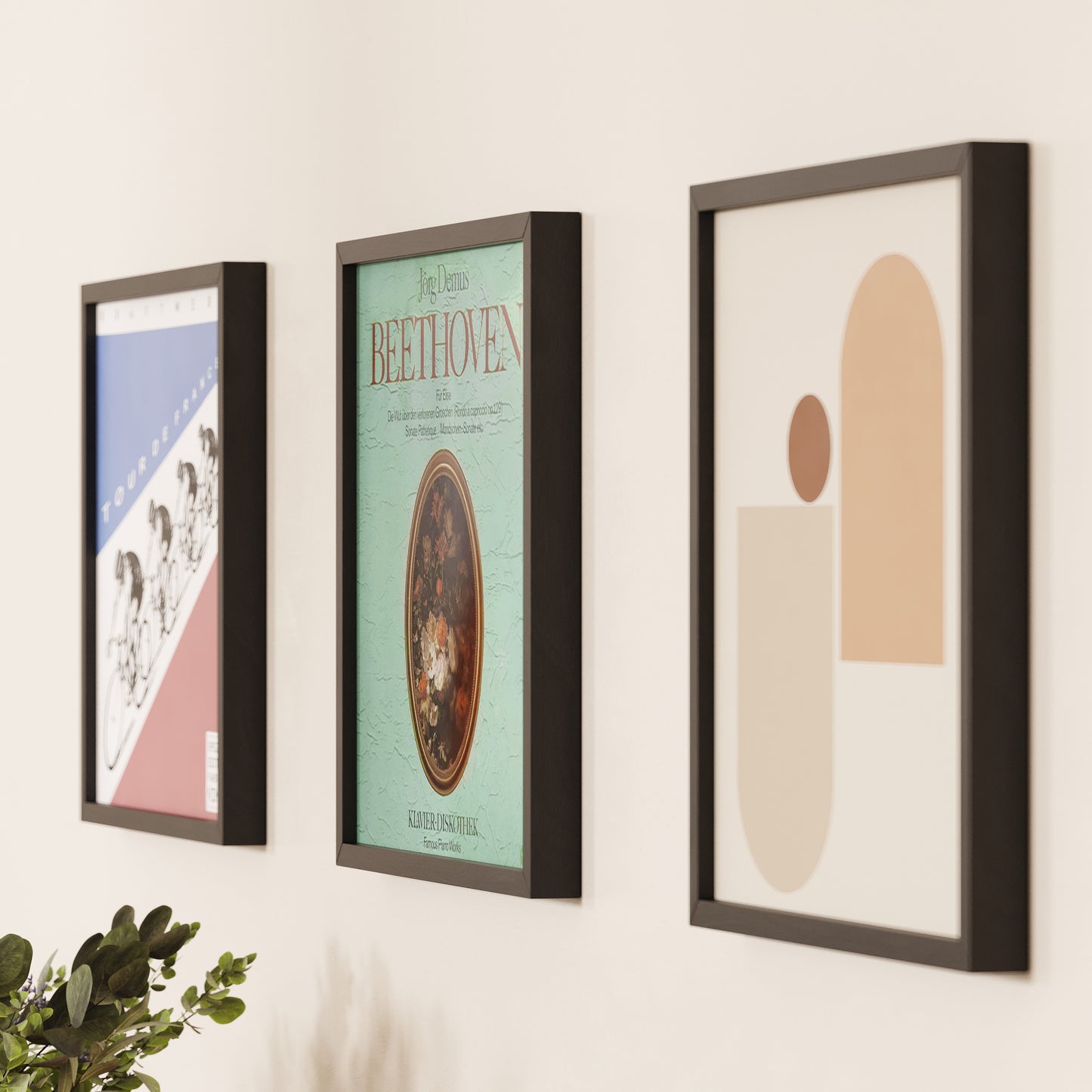 Vinyl Record Frame Wall | Wooden record frame | Vinyl frame black
