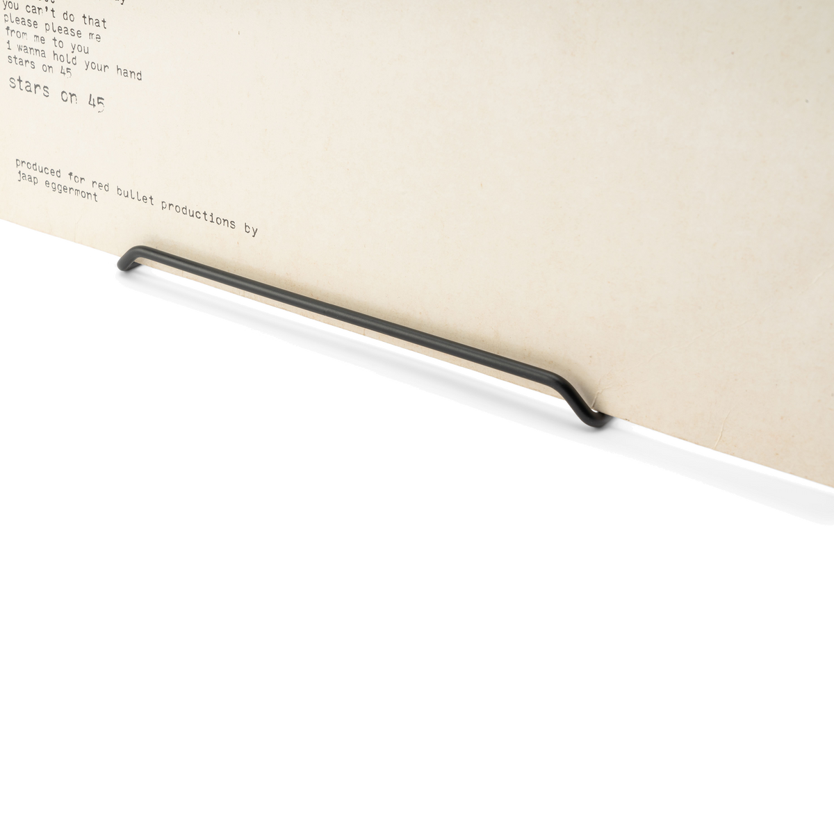 Schallplatten Wandhalterung | 6er Set Metall Schwarz