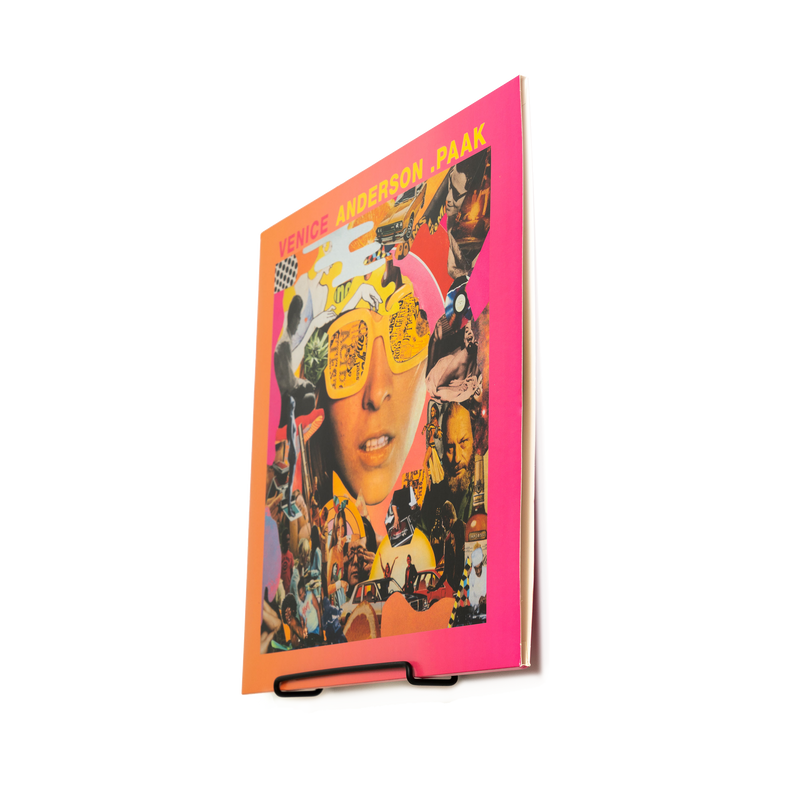 Schallplatten Wandhalterung | 6er Set Metall Schwarz